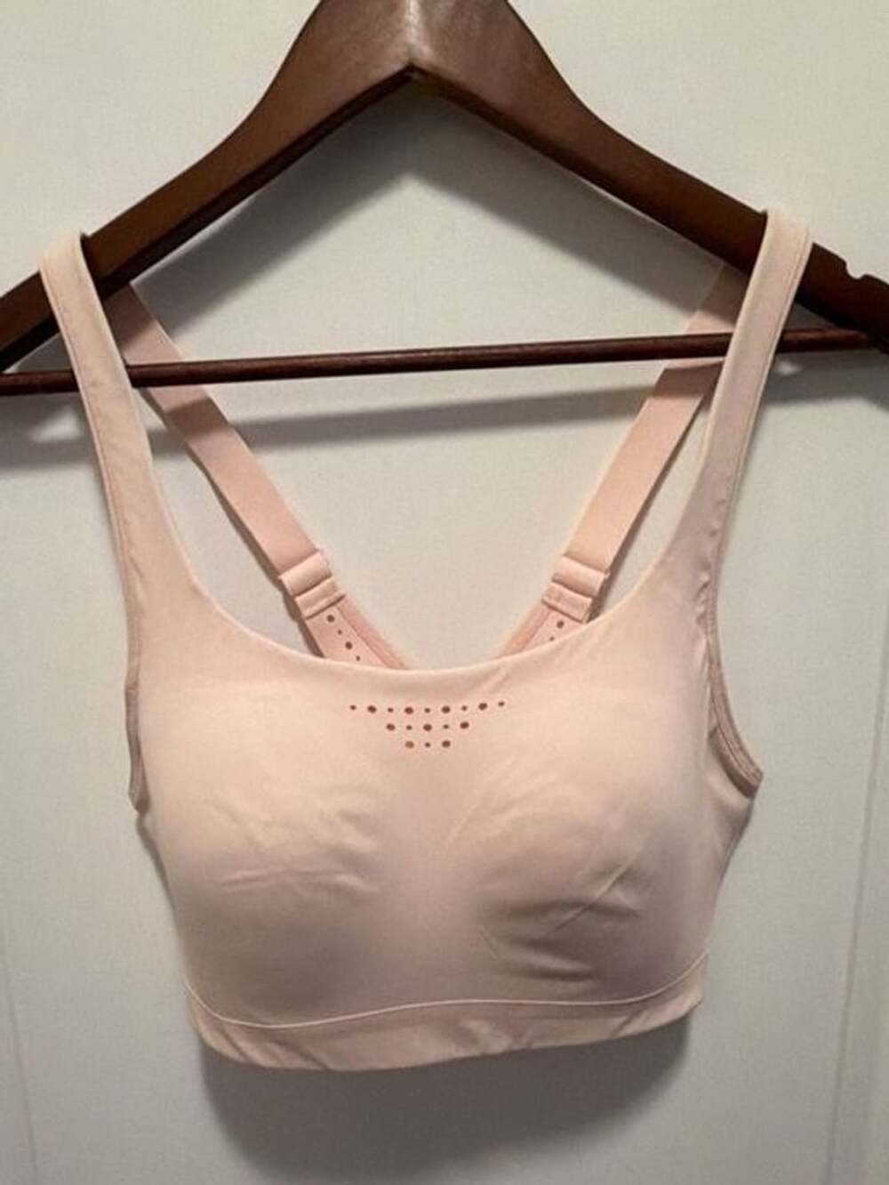 Athleta Light Pink Padded Sports Bra